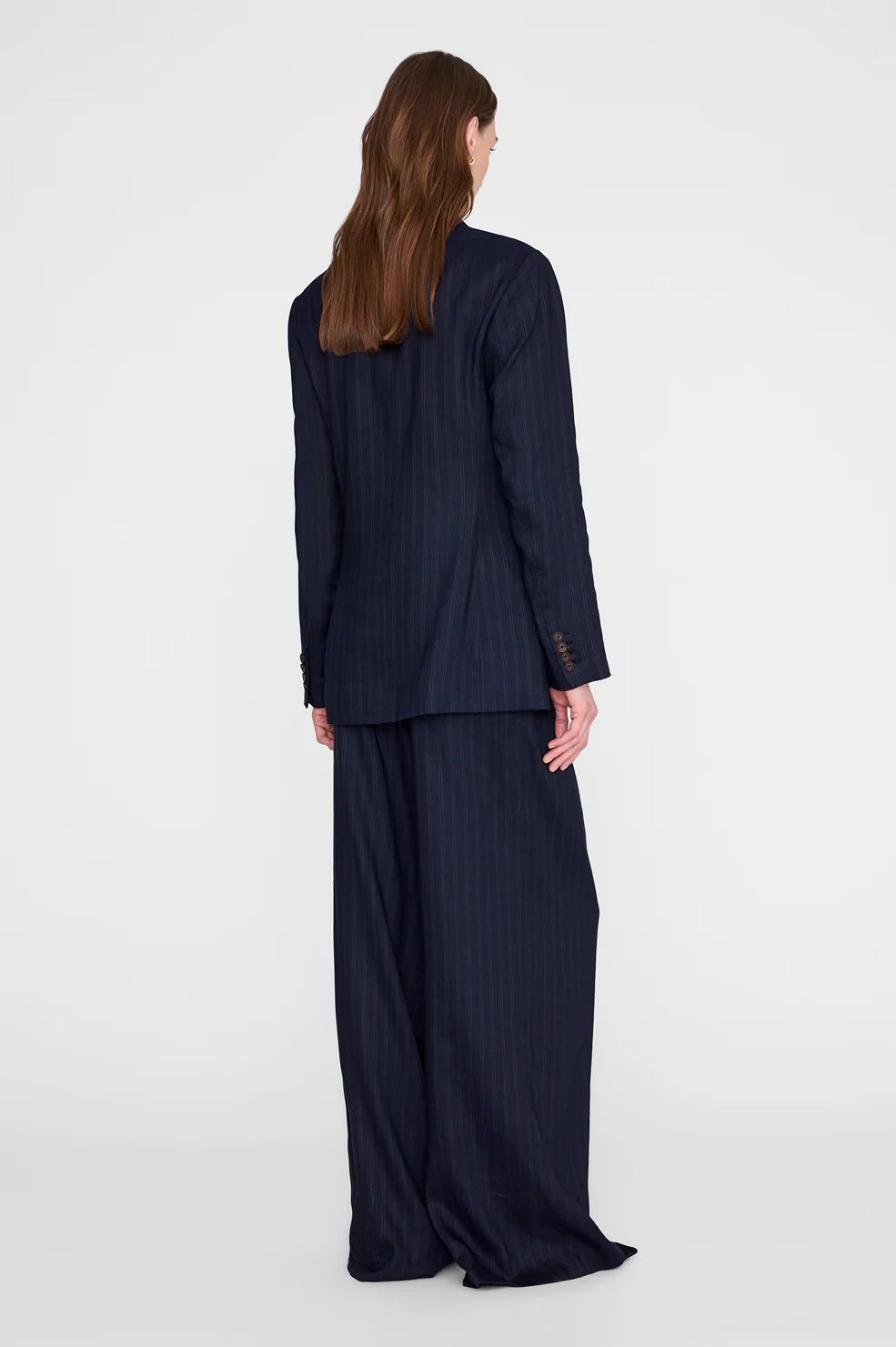 Aretha Blazer - Navy Pinstripe - Image 5