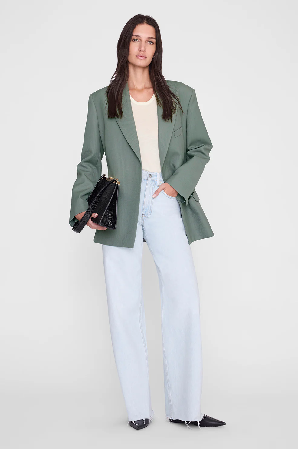 Aretha Blazer - Sage - Image 2