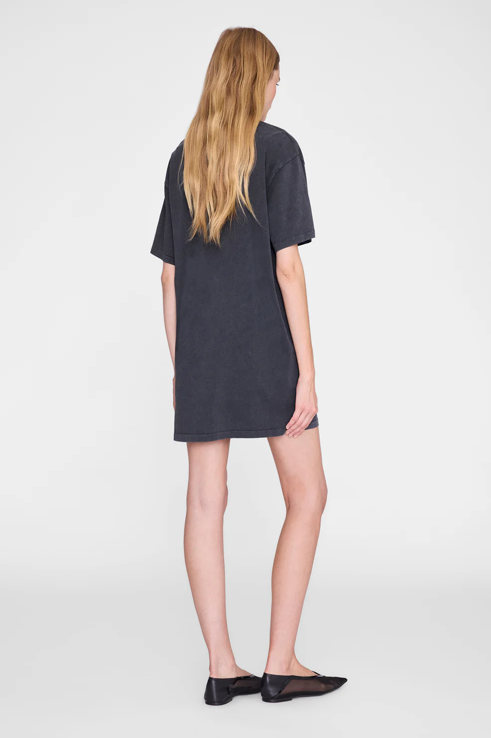 Beth Mini Dress Leopard - Washed Black - Image 2