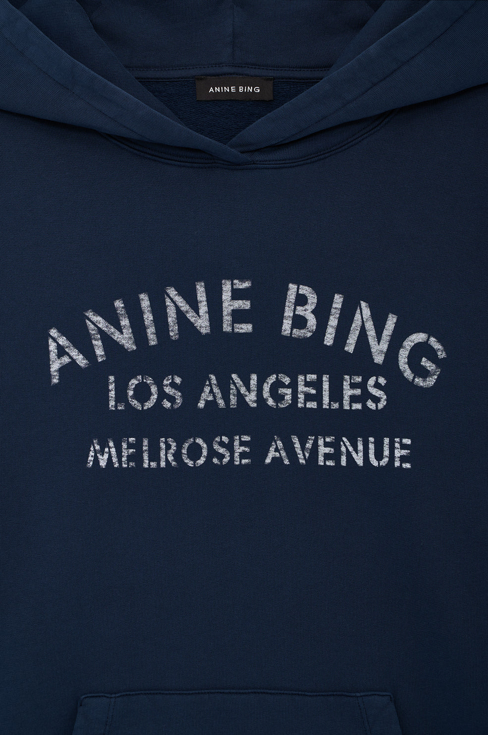 Harvey Sweatshirt Melrose Stencil - Navy - Image 4