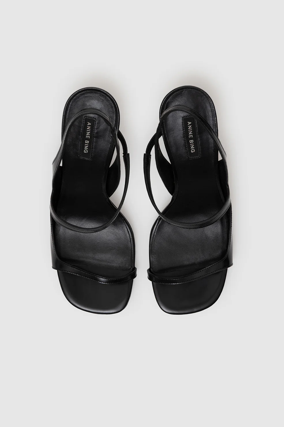 Iva Sandal Smooth - Black - Image 3