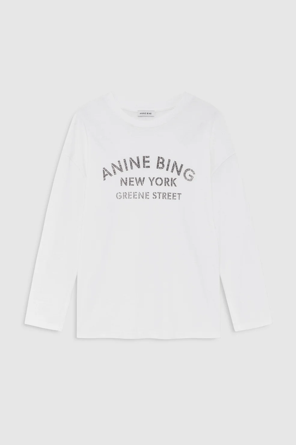 Ivan Long Sleeve New York Stencil - Ivory - Image 3
