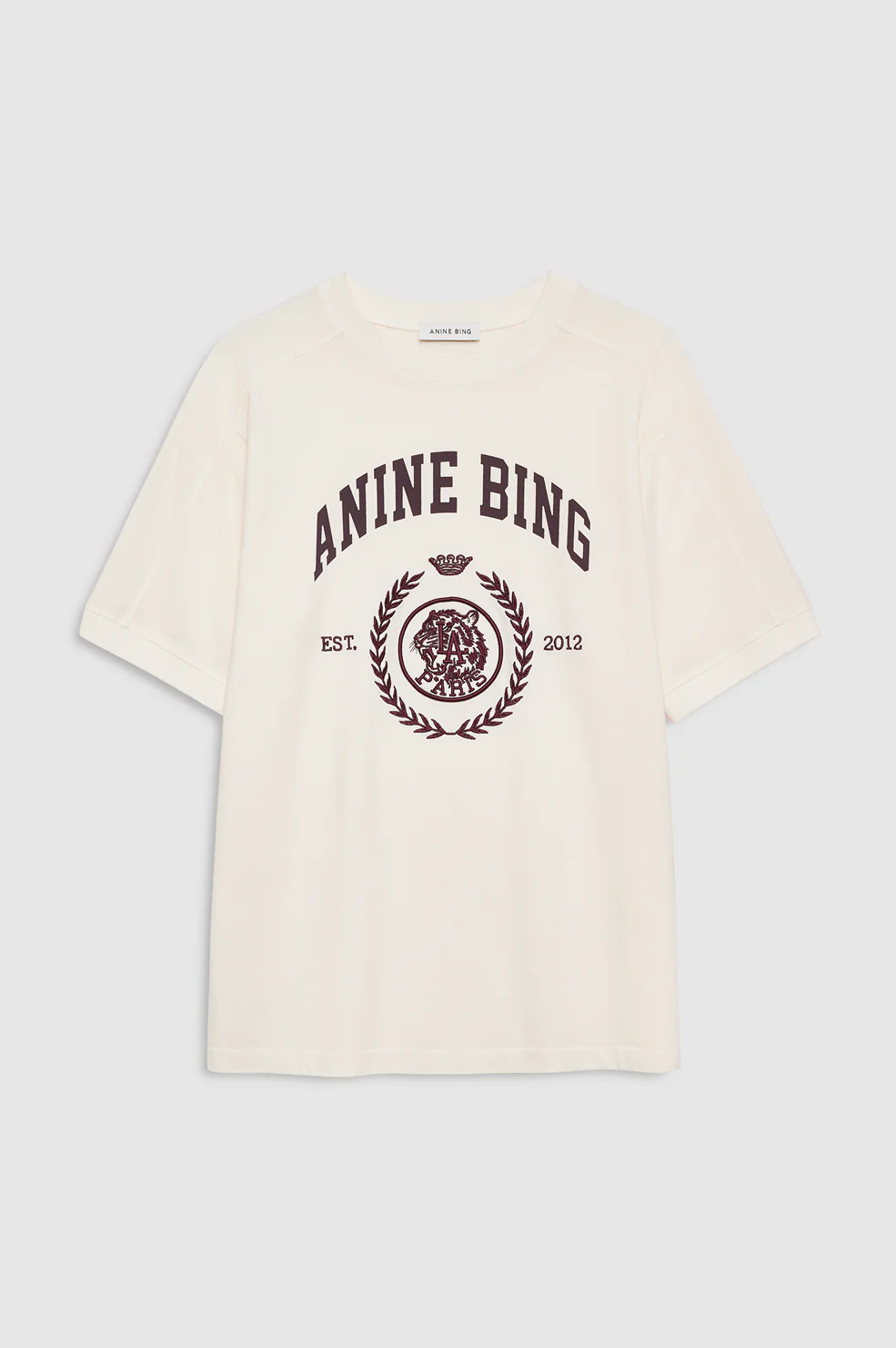 Jaylin Tee Collegiate - Cream - Image 3