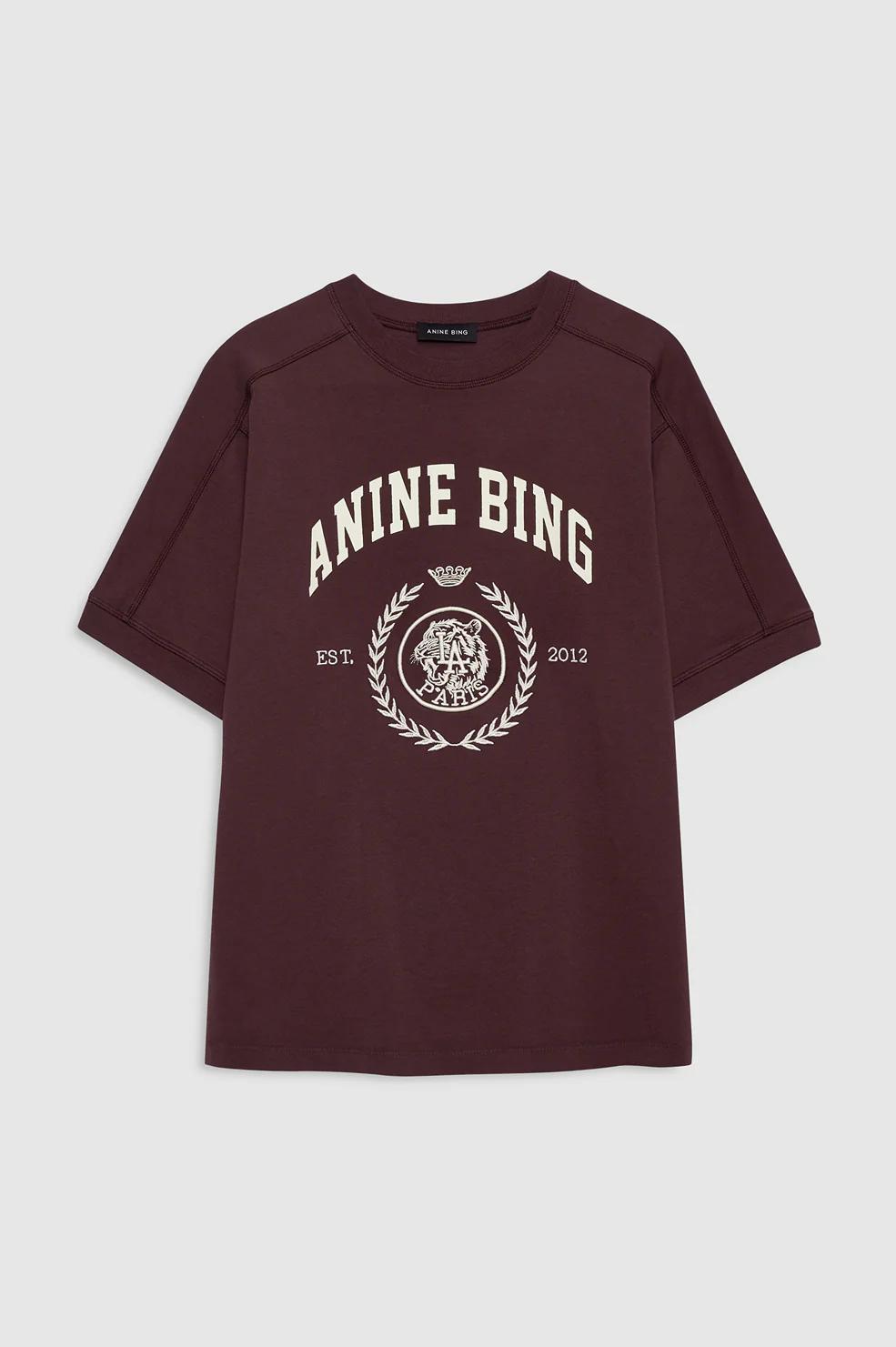 Jaylin Tee Collegiate - Fig - Image 3