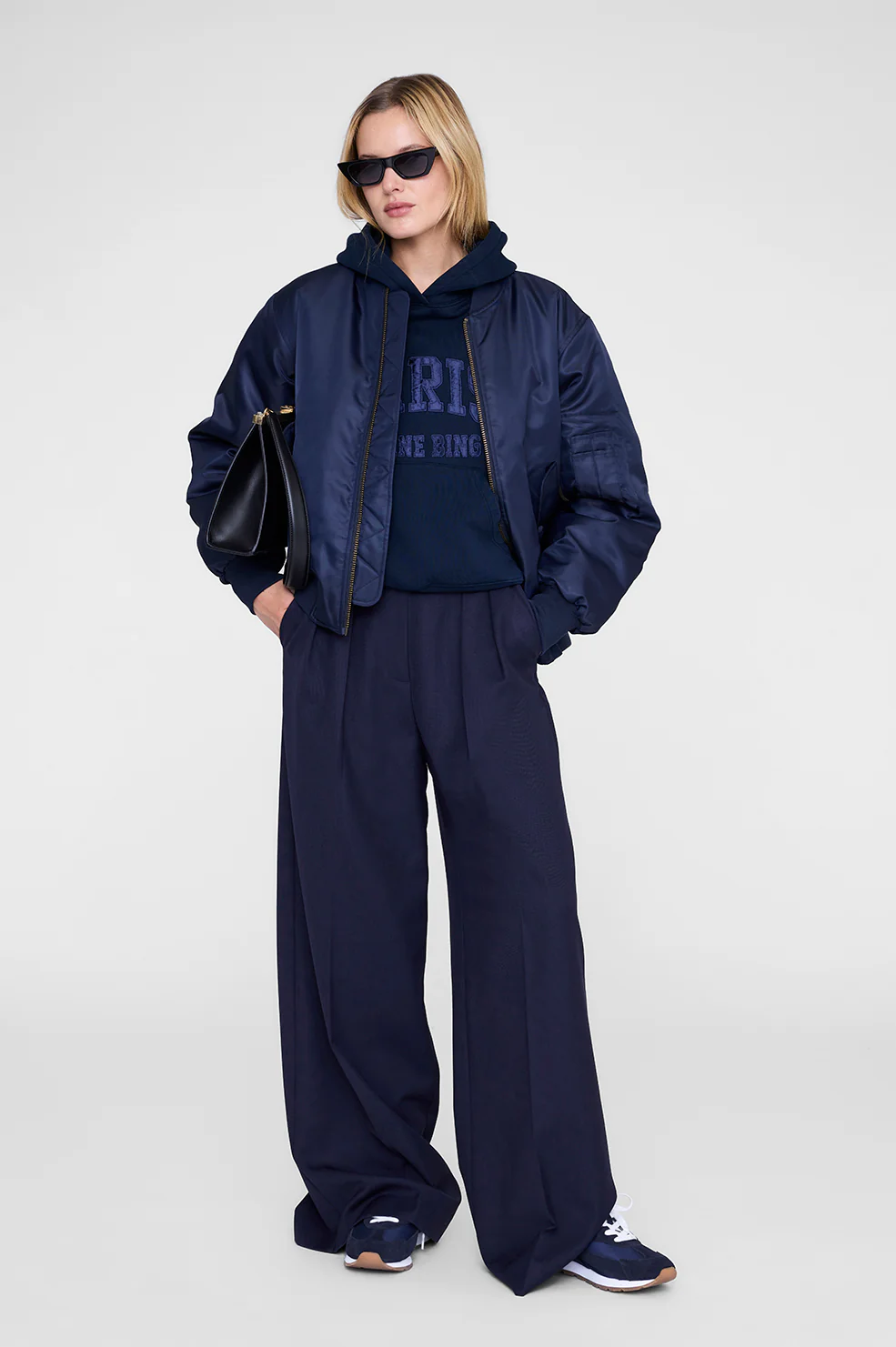 Juno Sneakers - Navy Suede - Image 3