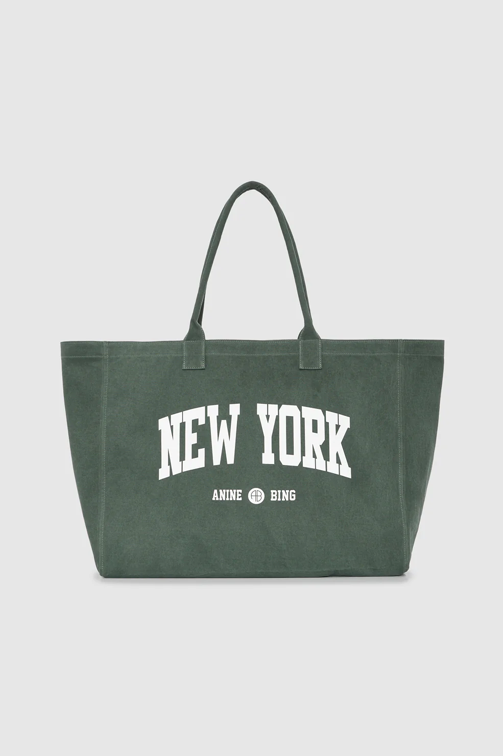 Leo Canvas Tote New York University - Cilantro