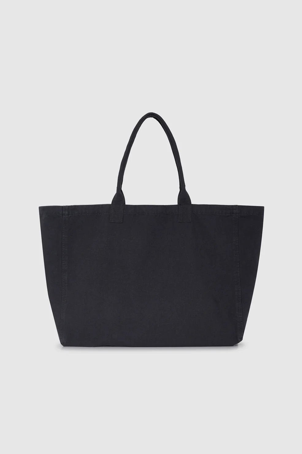 Leo Canvas Tote - Washed Black - Image 2