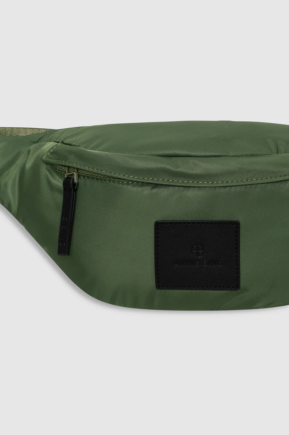 Leon Small Waist Bag Nylon - Army Green - Image 5