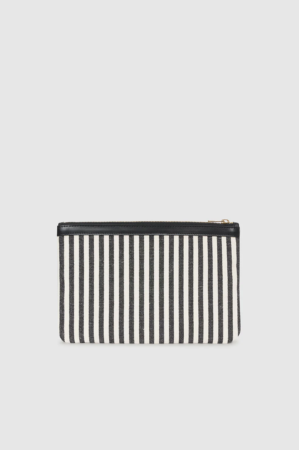 Lili Pouch - White And Black Stripe - Image 3