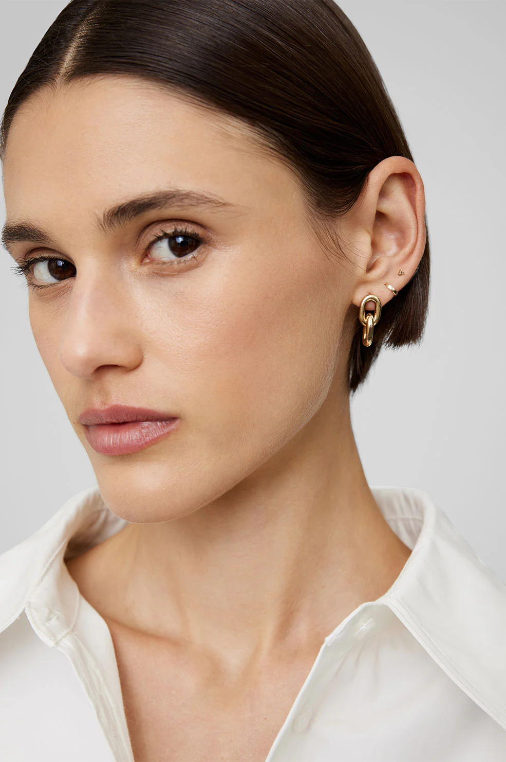 Link Drop Earrings - 14k Gold - Image 2