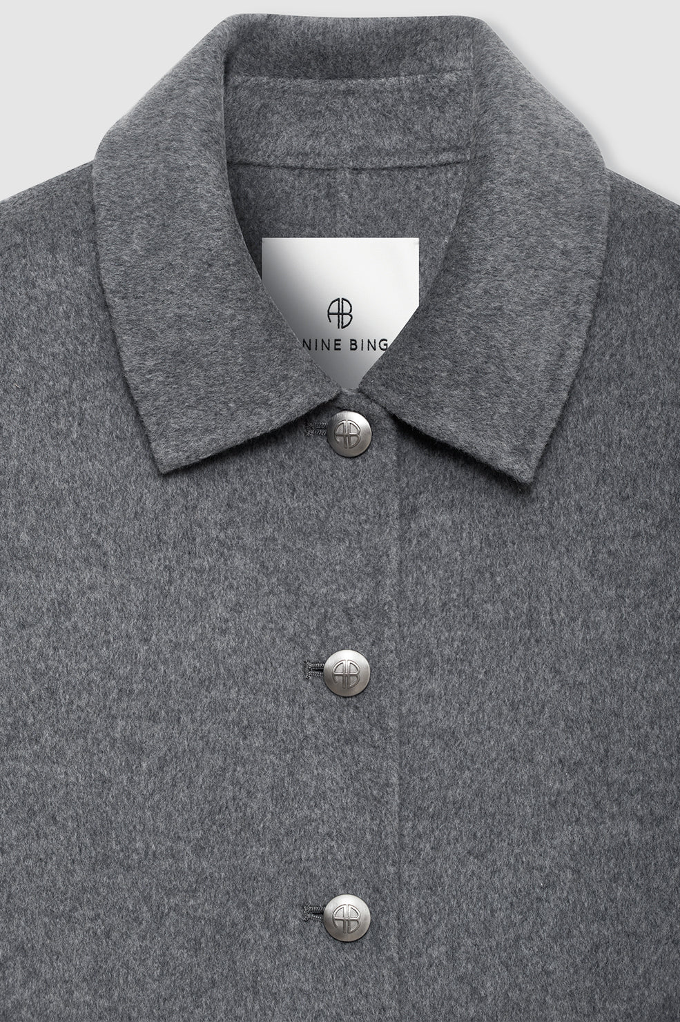 Luca Jacket - Heather Grey Cashmere Blend - Image 4