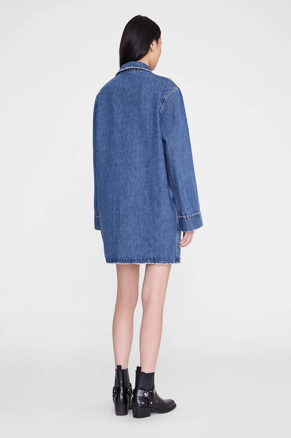 Mary Dress Long Sleeve - Freshwater Blue - Image 2