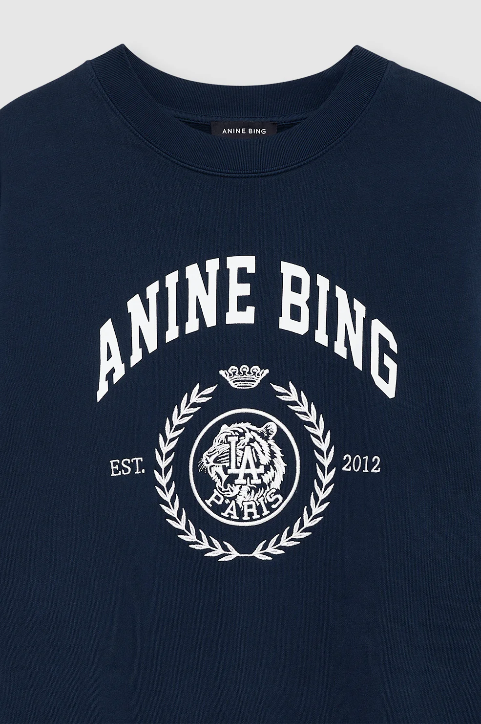 Miles Sweatshirt Collegiate - Dark Navy - Image 4