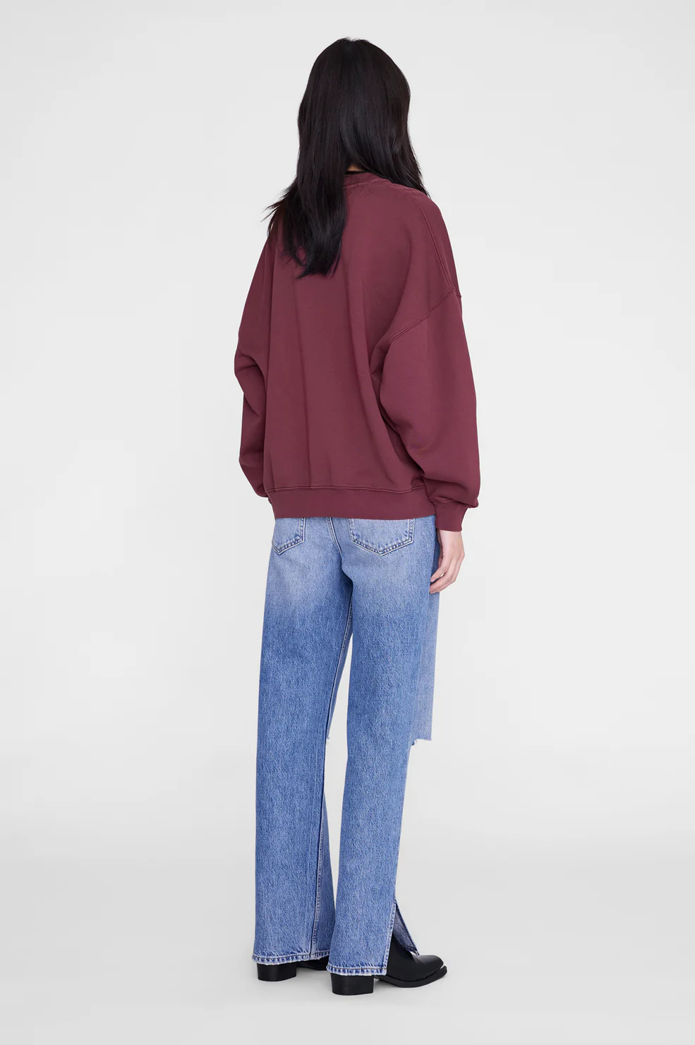 Miles Sweatshirt Letterman - Fig - Image 2