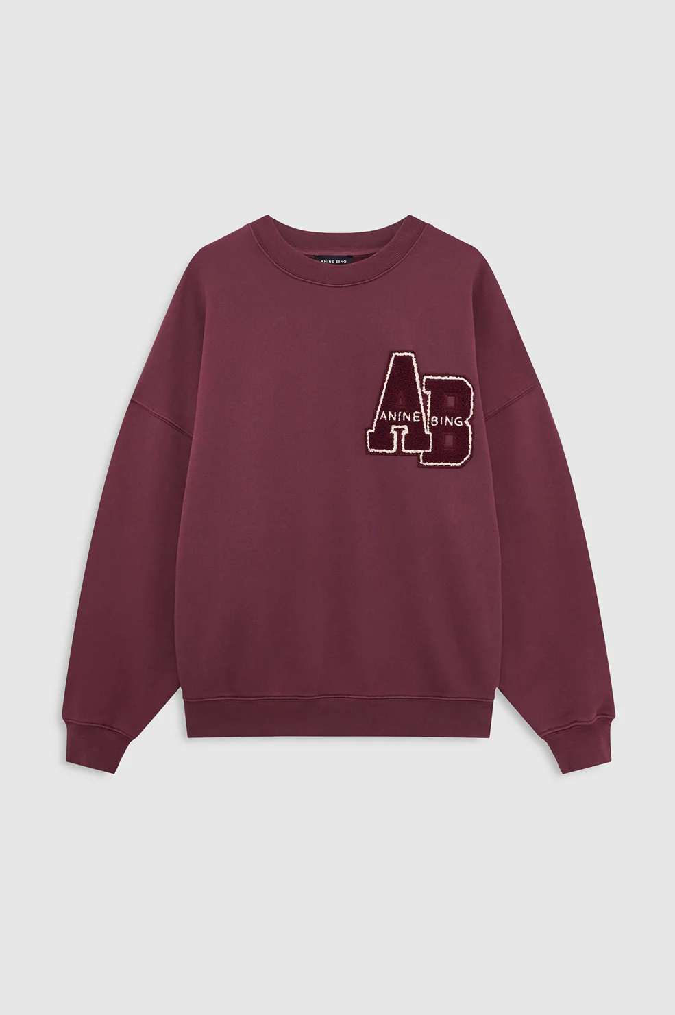 Miles Sweatshirt Letterman - Fig - Image 3