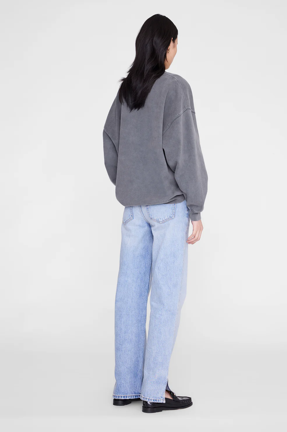Miles Sweatshirt Los Angeles University - Washed Grey - Image 5