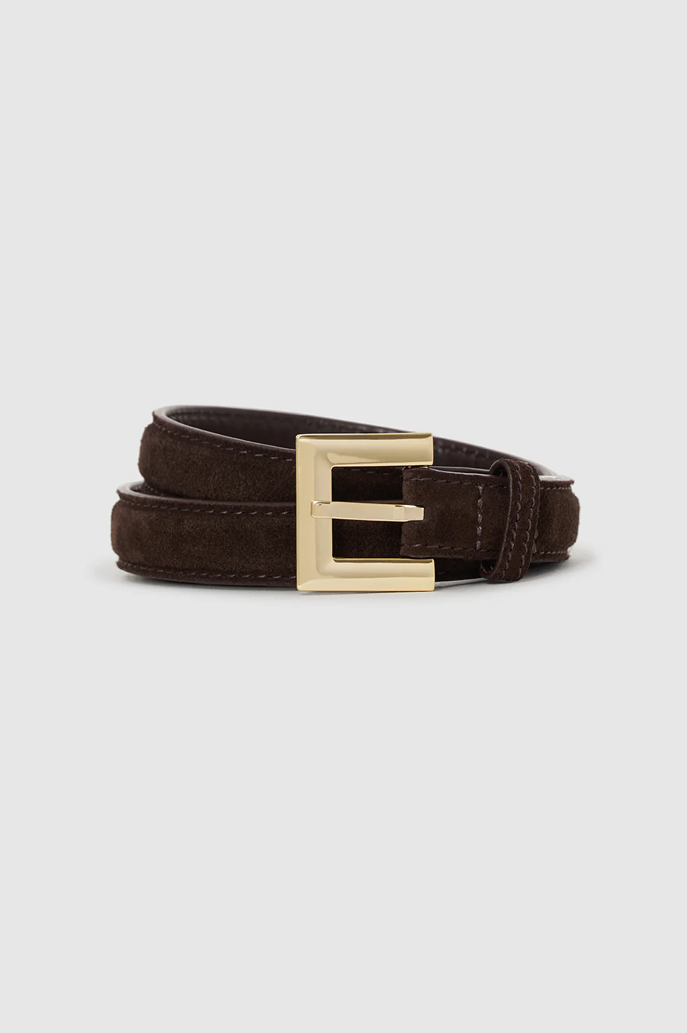 Nicola Belt - Dark Brown Suede - Image 3